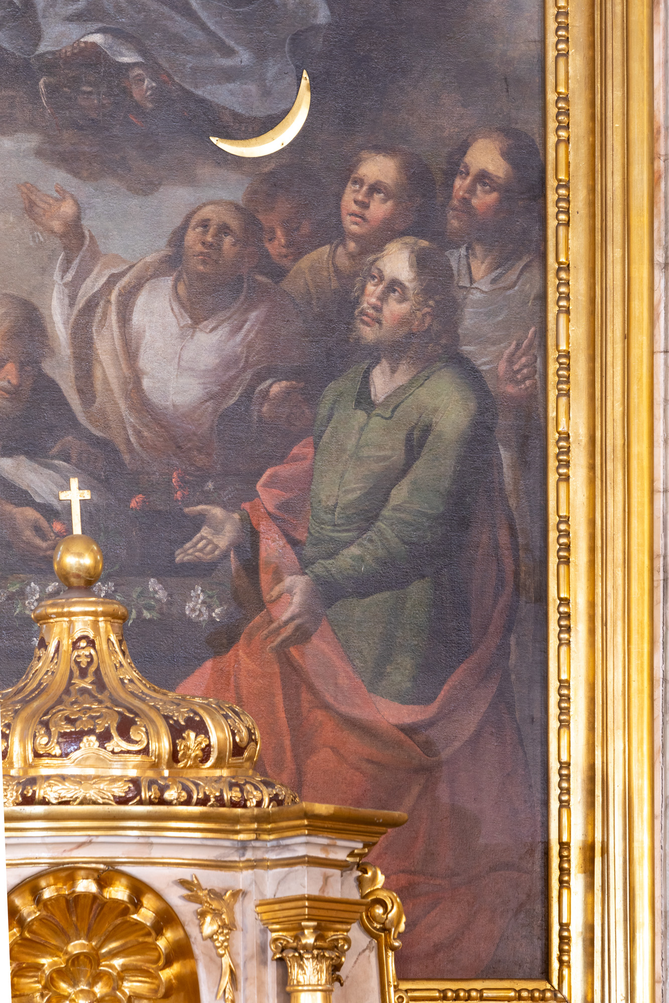 Obraz Wniebowzięcia Najświętszej Marii Panny – w ołtarzu głównym