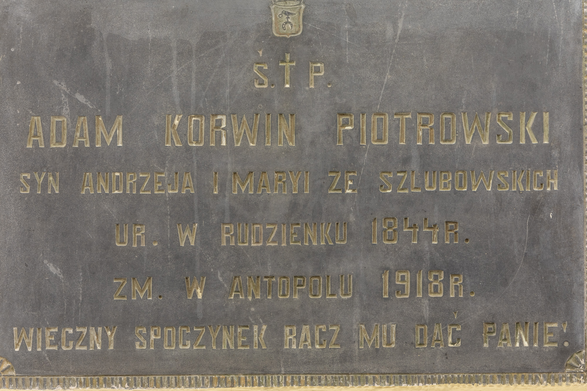 Tablica pamiątkowa Adama Korwin-Piotrowskiego