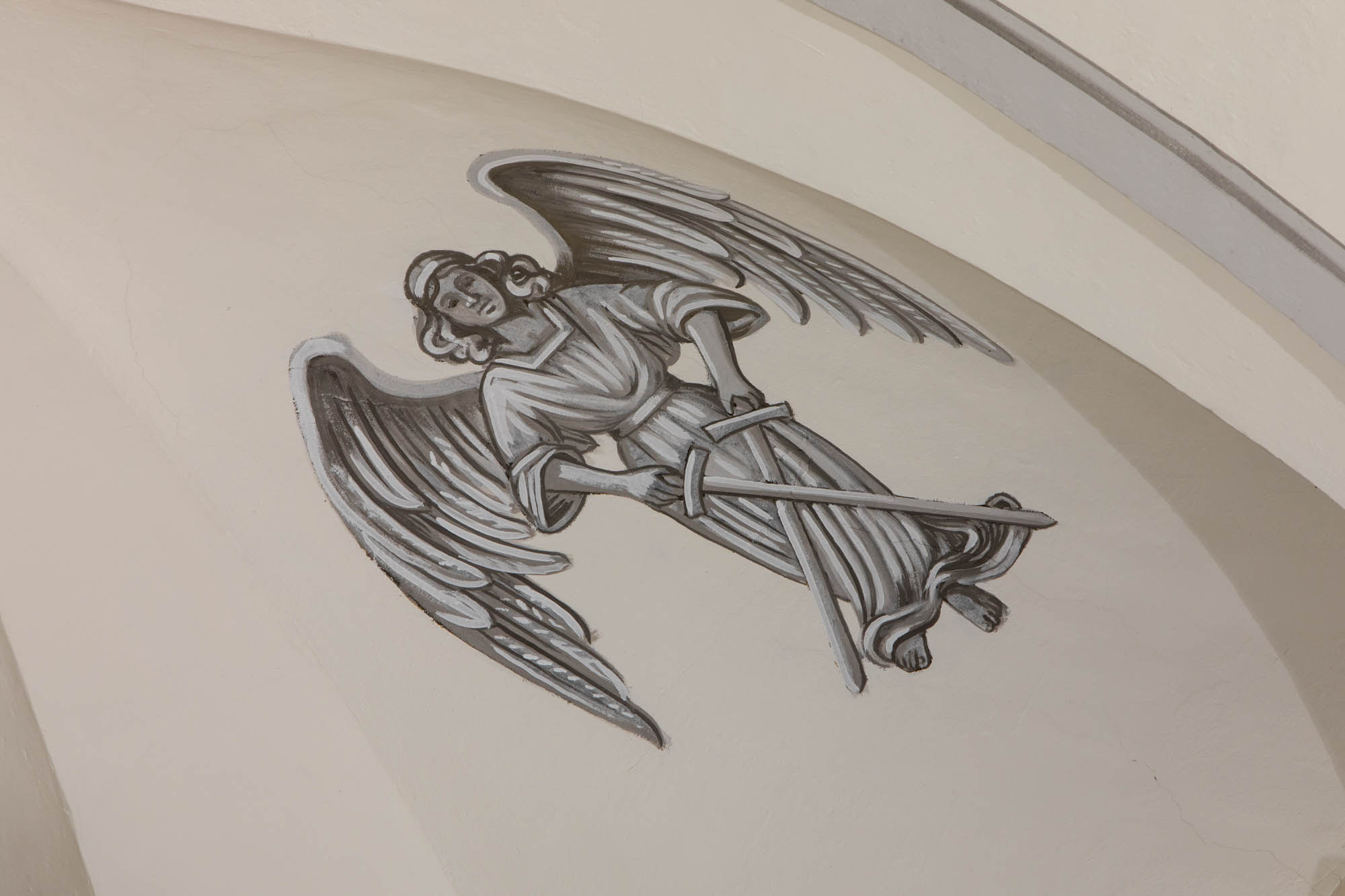 Polichromia nawy i prezbiterium