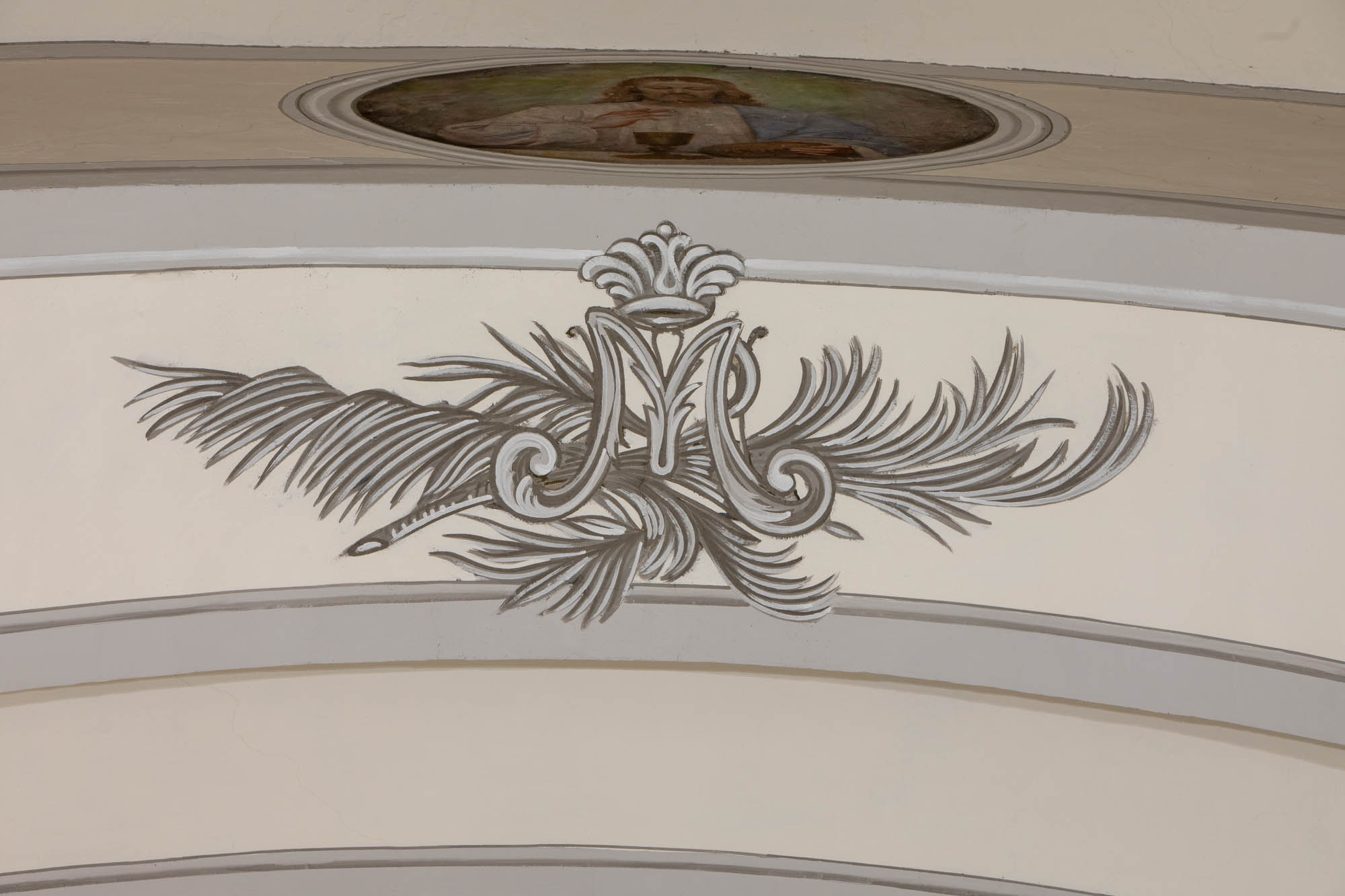 Polichromia nawy i prezbiterium