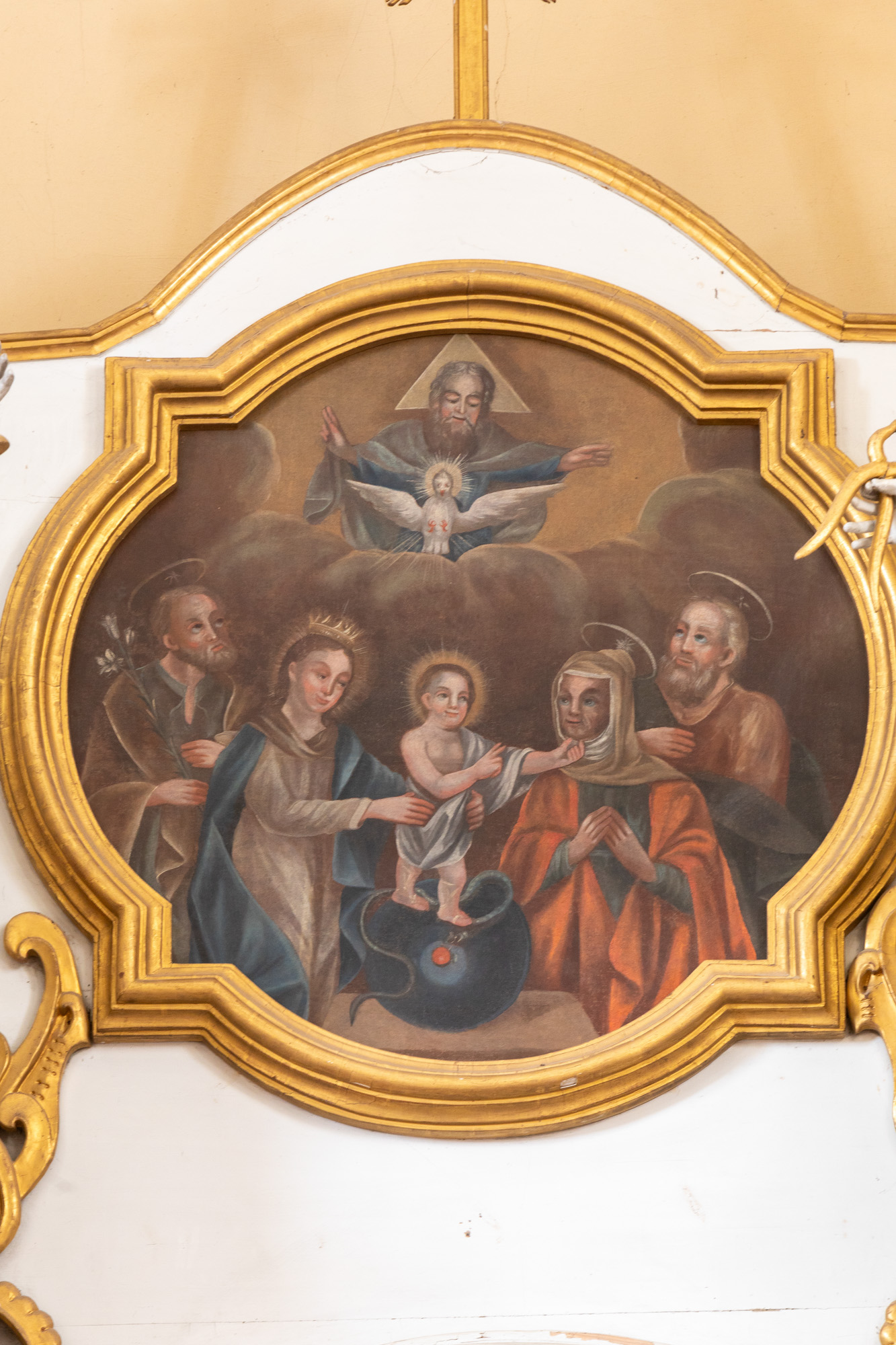 Obraz świętej Rodziny ze świętą Anną i Janem Chrzcicielem