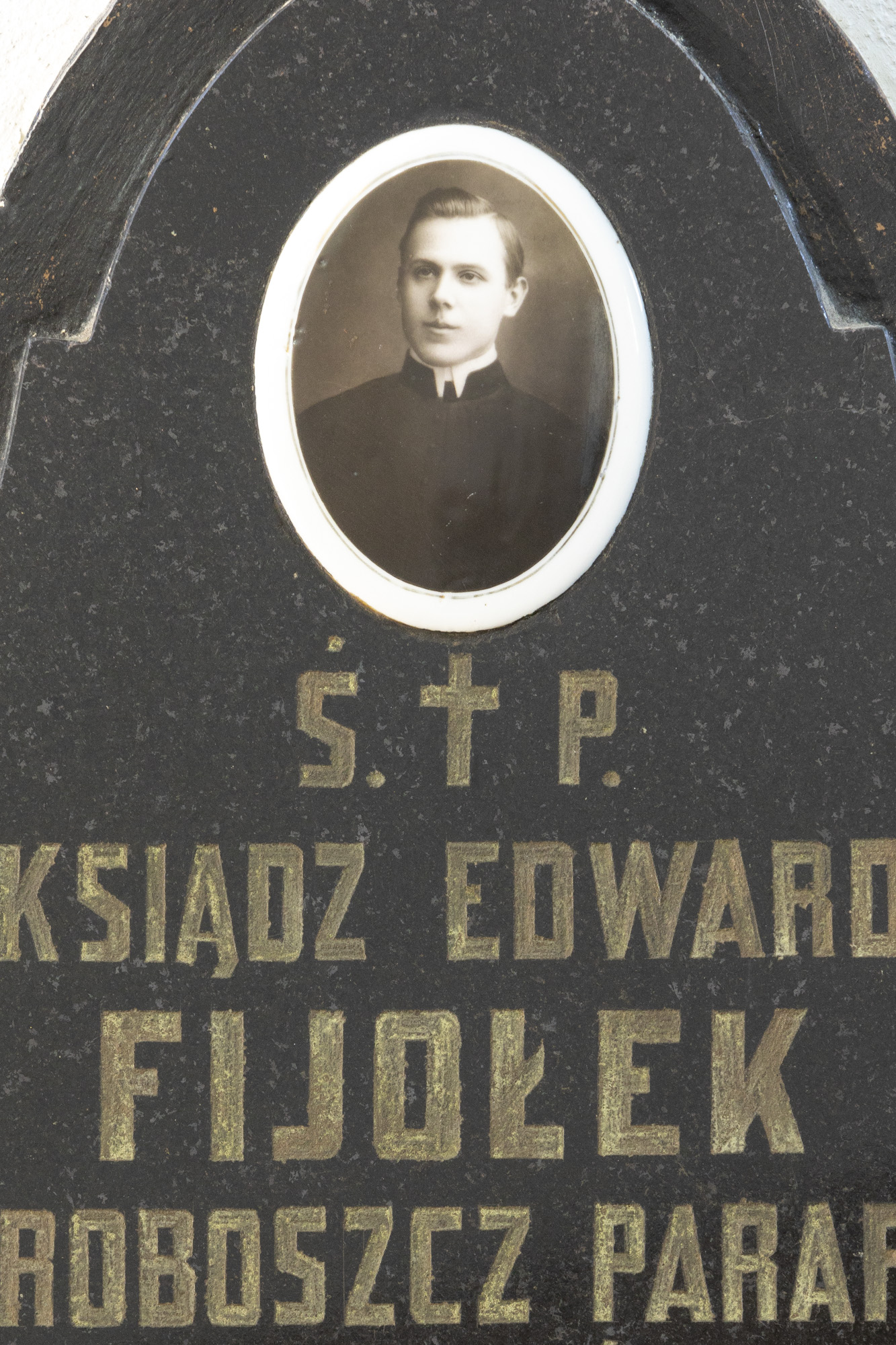 Epitafium ks. Edwarda Fijołka zm. 1920 r