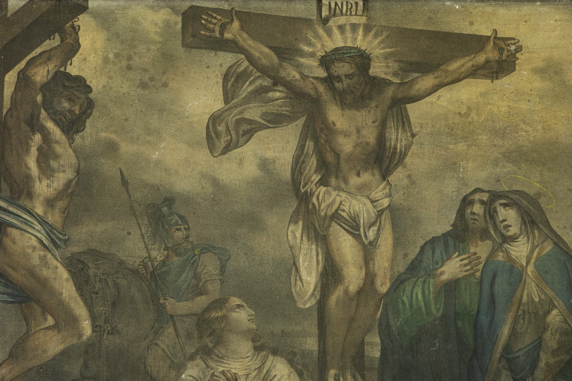Stacja drogi krzyżowej – Pan Jezus umiera na krzyżu