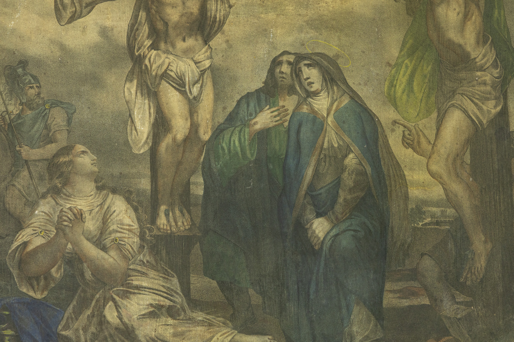 Stacja drogi krzyżowej – Pan Jezus zdjęty z krzyża