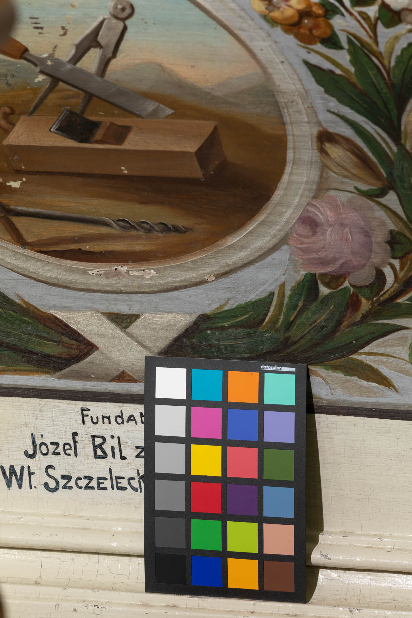 Obraz Narzędzi Stolarskich w ołtarzu św. Józefa