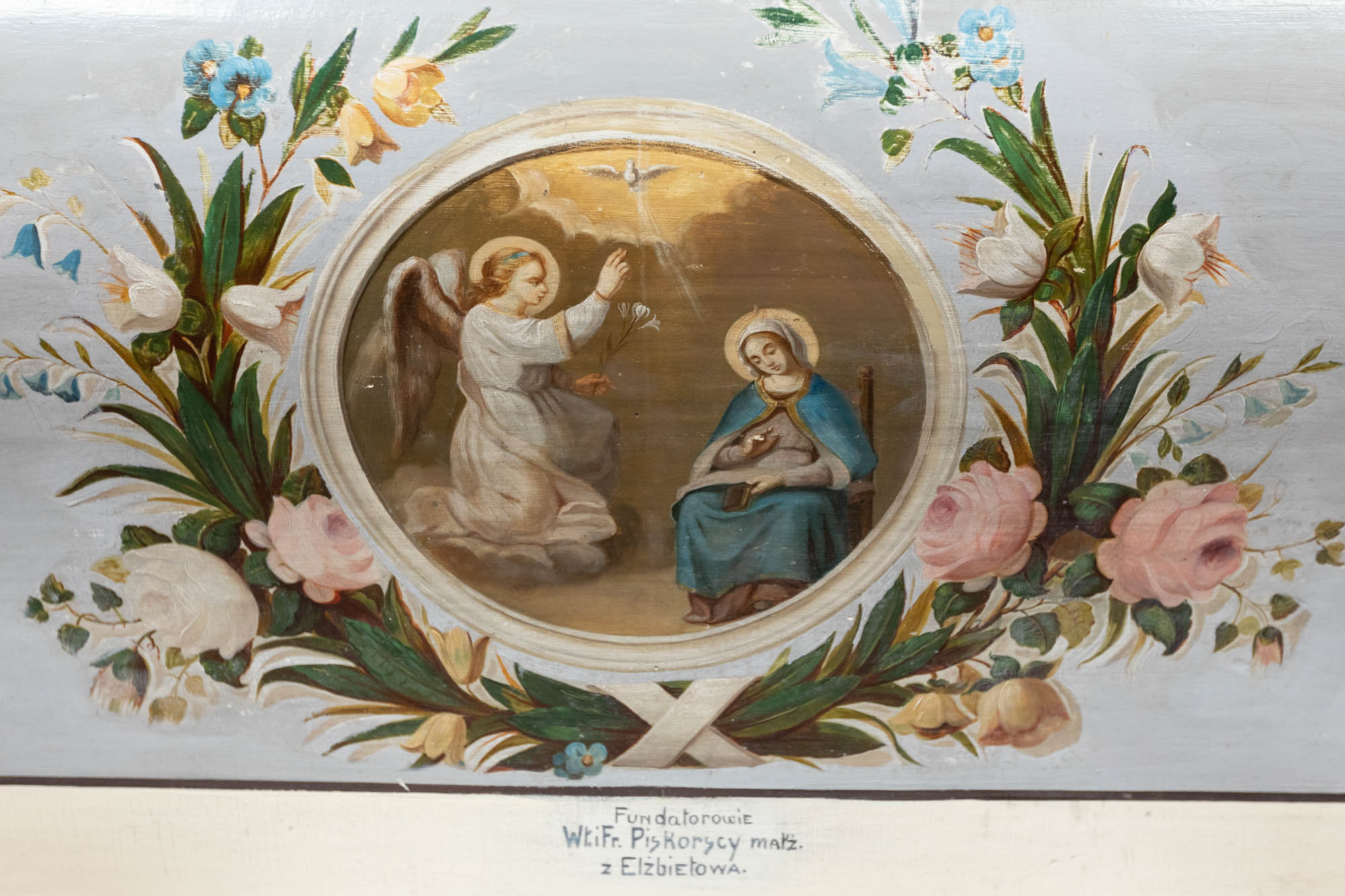 Obraz Zwiastowania w ołtarzu M.Boskiej