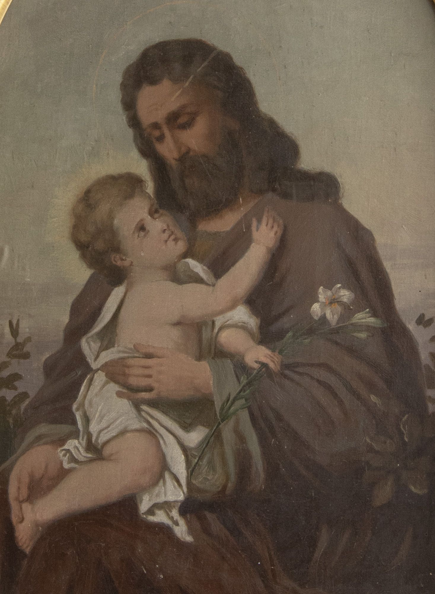 Obraz – św. Józef Opiekun, w feretronie