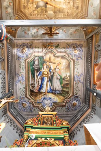 Polichromia – sufit prezbiterium