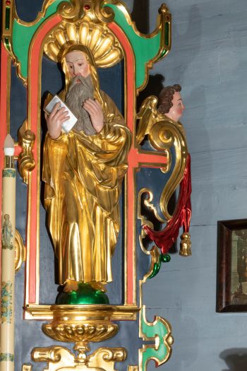 Para rzeźb - Apostołów z ołtarza głównego