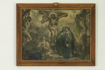 Stacja drogi krzyżowej – Pan Jezus umiera na krzyżu