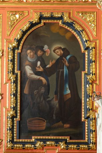 Obraz – św. Antoni Padewski (cud z osłem)