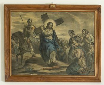 Stacja drogi krzyżowej – Pan Jezus pociesza płaczące niewiasty