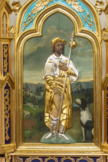 Feretron  z obrazem św.  Rocha