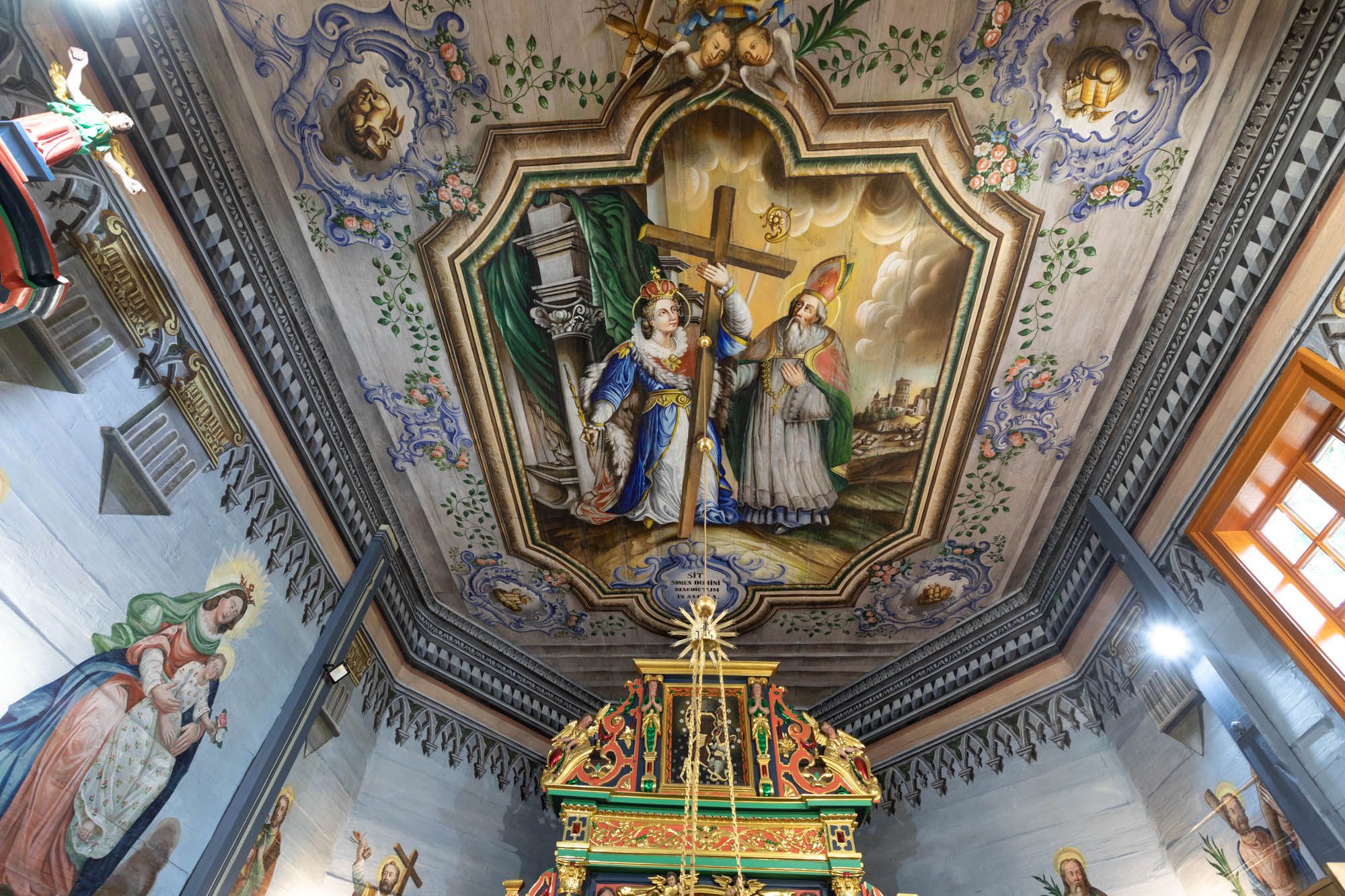 Polichromia – sufit prezbiterium