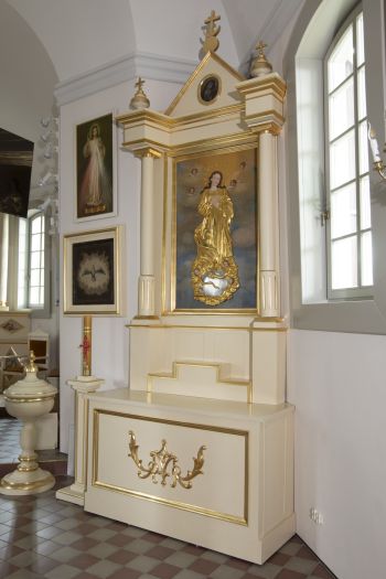 Ołtarz boczny, strona lekcji